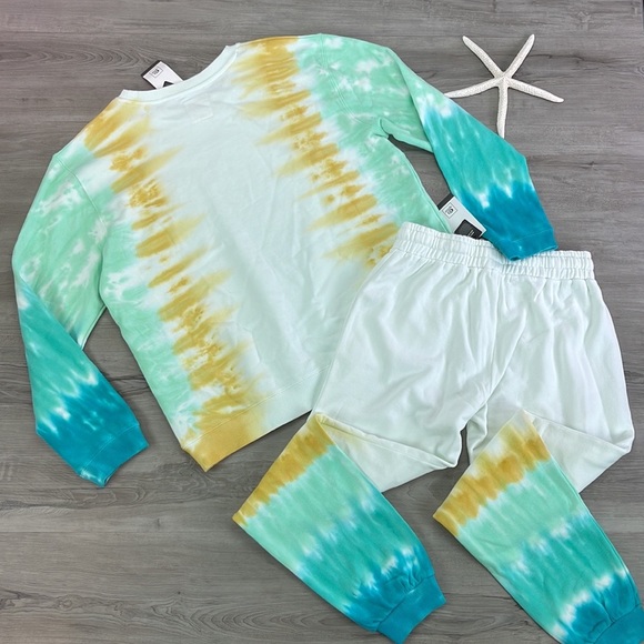 🔆RIP CURL🔆 SUN DRENCHED CREW SUN DRENCHED TRACK PANT SET - Picture 12 of 16